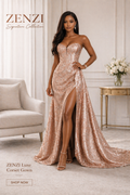 Corset wrap dress