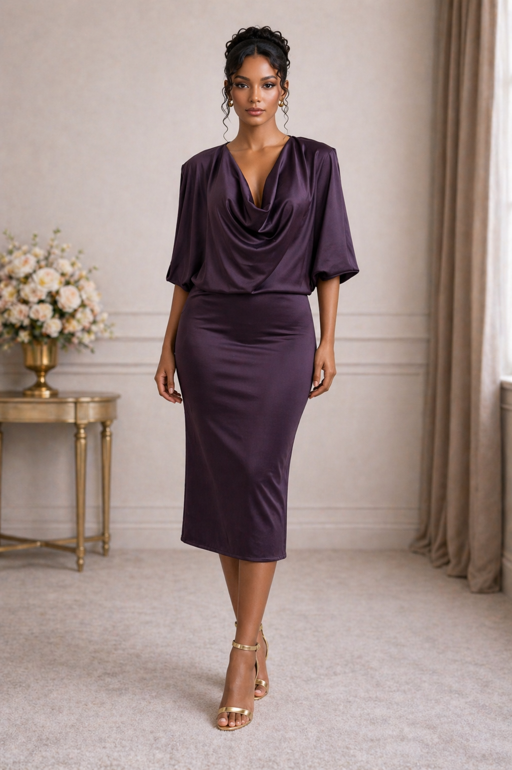 Satin dress