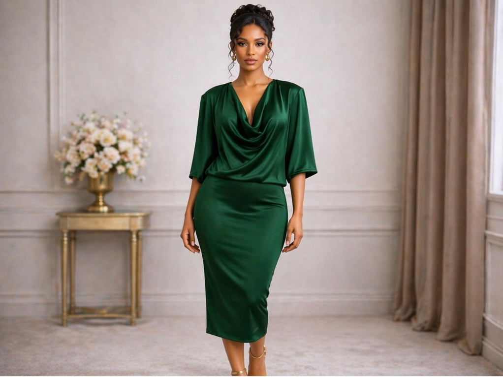 Satin dress
