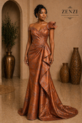 Draped dress